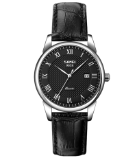 Skmei K64BB | Silver Black Black | Lady's