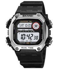 Skmei W126SB | Silver Black