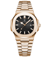 Poedagar PD15RGB | Rose Gold Black
