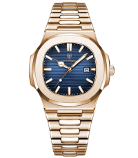Poedagar PD15RGU | Rose Gold Blue