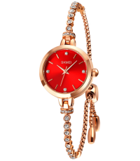 Skmei K94R1 | Rose Gold Red