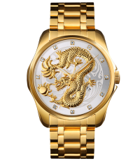 Skmei 9193 | Gold Silver
