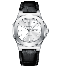 Poedagar PD44SLWHL | Silver White Leather