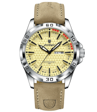 Poedagar PD51SLYEL | Silver Yellow Leather