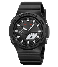 Skmei W143BKWT | Black White